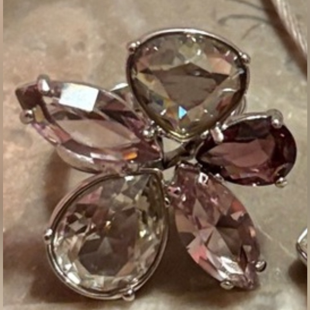 Swarovski Crystal Flower Necklace Set - Picture 3 of 4